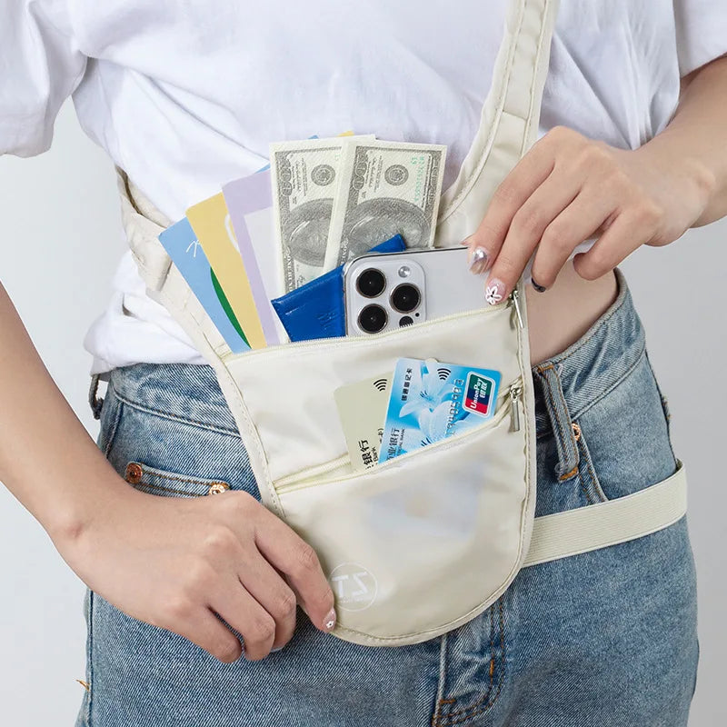 Reise Versteckte Taille Tasche Sport Telefon Männer Anti-diebstahl Gürtel Tasche Ultra-Dünne Wasserdichte Fanny Pack Neue Frauen laufen Licht Taille Tasche