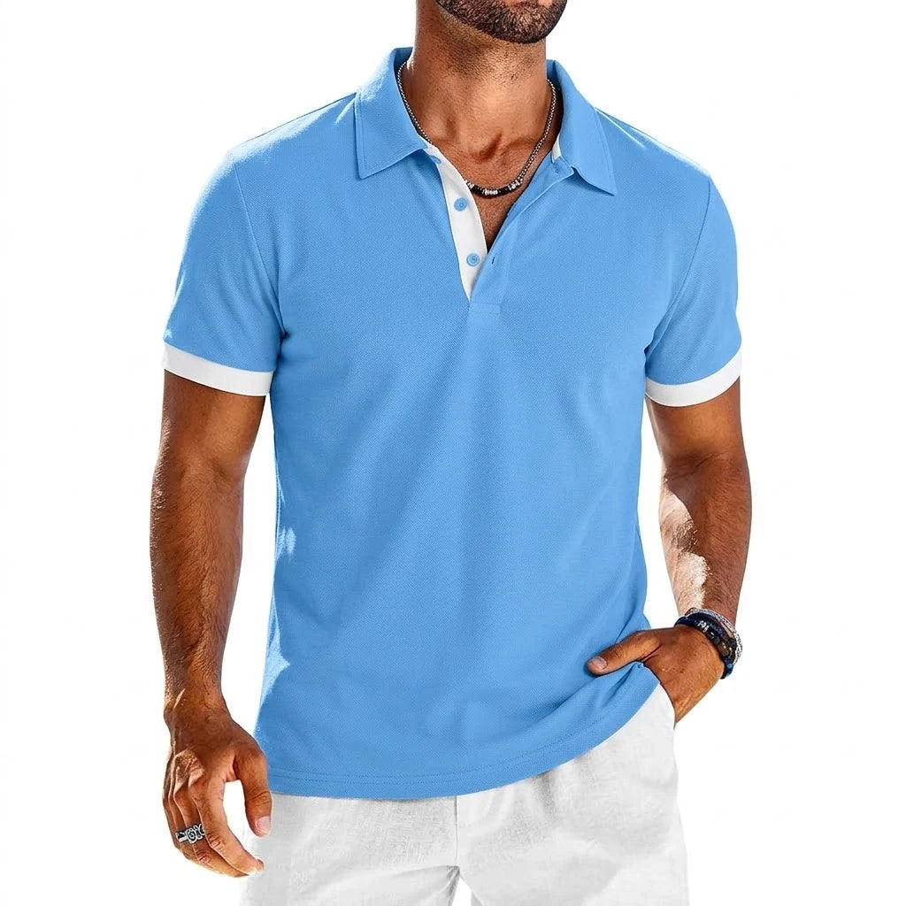 Herren Poloshirt POLO Shirt T-Shirt Kurzarm Hemd Fashion Polohemd Herrenmode Top