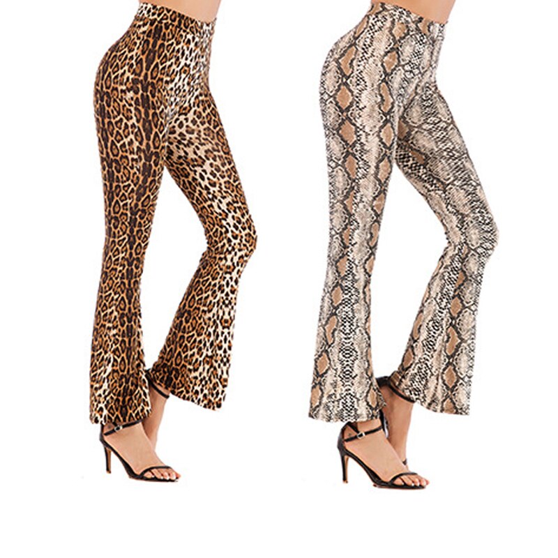 Damen Yoga Hose Bootcut Hüftjeans Schlaghose Hip Retro Flared Leggins