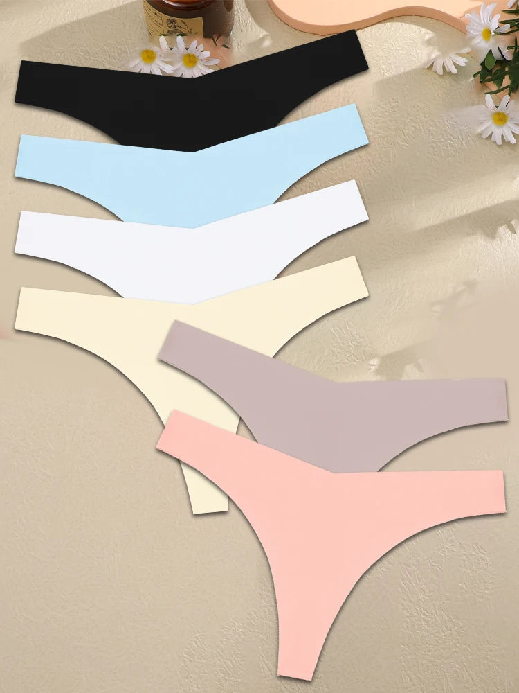 6Stk Frauen Spitze Tanga String Höschen Sexy Schlüpfer Slip Dessous Unterwäsche