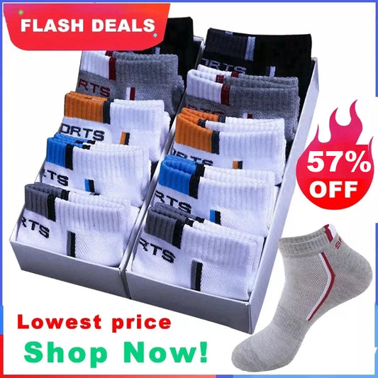 10 PAAR Sneaker Socken Herren Damen Sport Freizeit Kurzsocken Füßlinge Gr 38–48
