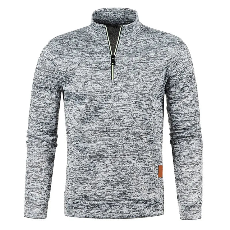 Herren Pullover Sweatshirt Pulli Zipper Sweater Rundkragen Shirt Langarmshirt