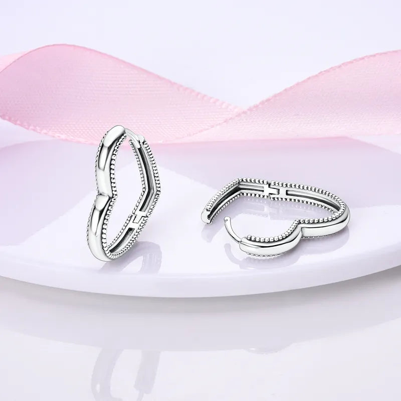 1 Paar Creolen aus 925 sterling Silber Schwarz Ohrringe Zirkonia Ohrstecker