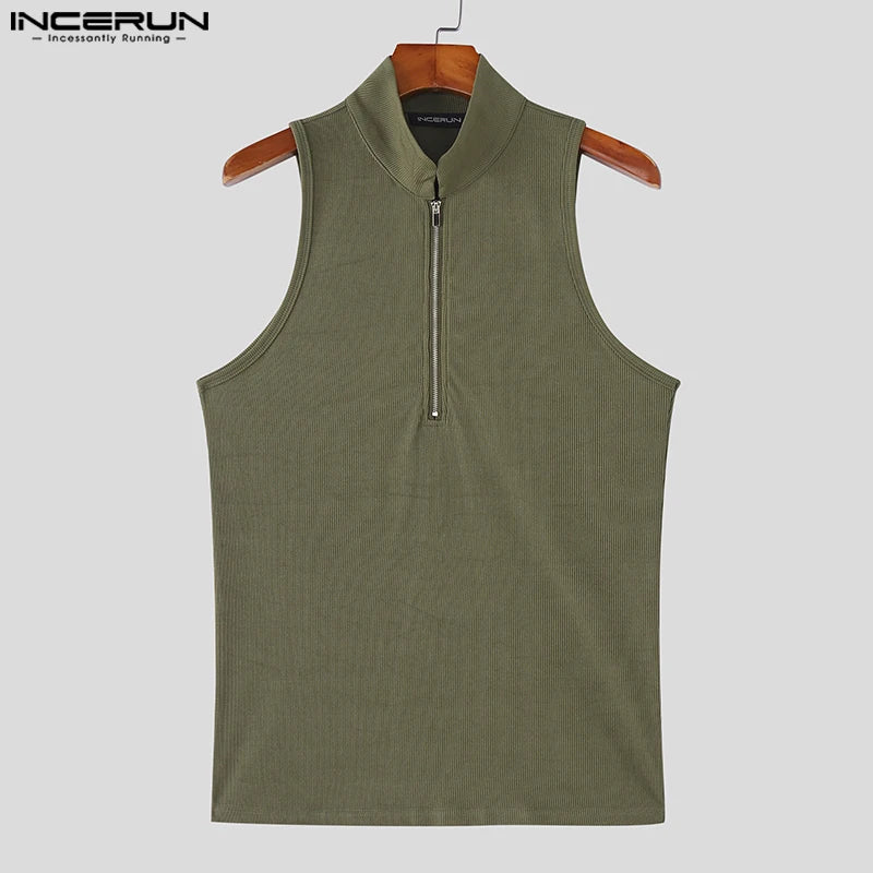 Herren Oberteil Ärmellos Tank Top Sexy Shirt Clubwear Muskel T-Shirt Unterhemd