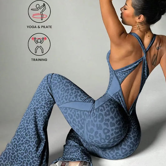 Damen Overall Bodycon Jumpsuit Streetwear Fitness-Strampler Leggins Yoga Hose
