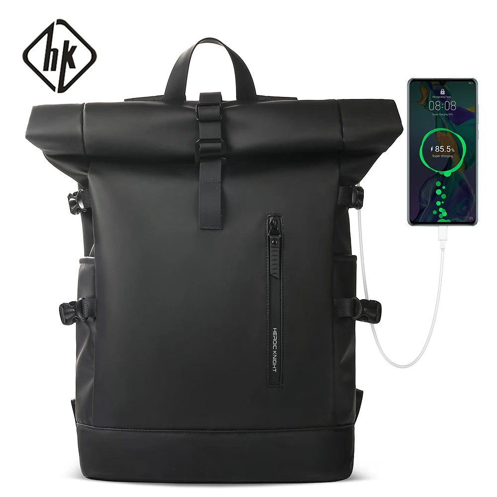 Kurierrucksack RollTop Rucksack Herren 36-55L wasserdicht Laptop Tasche Damen