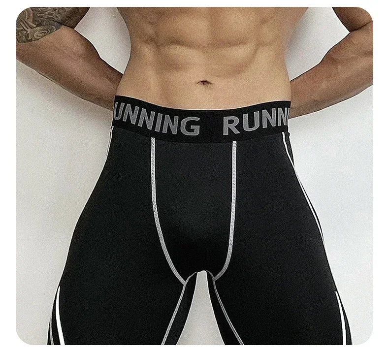 Herren Leggings Sporthose Jogginghose Trainingshose Lauf Hose Kompressionshose