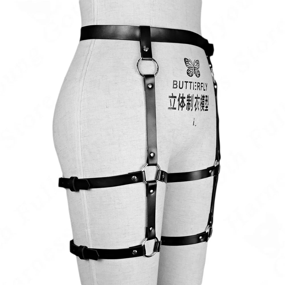 Sexy Harness Kette BH Gürtel Toys Gothic Fetish Frauen Bdsm Bondage Dessous