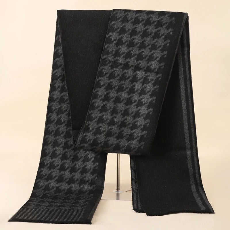 Herren Schal Winterschal Stola Schlauchschal Halstuch Wollschal Strickschal Loop