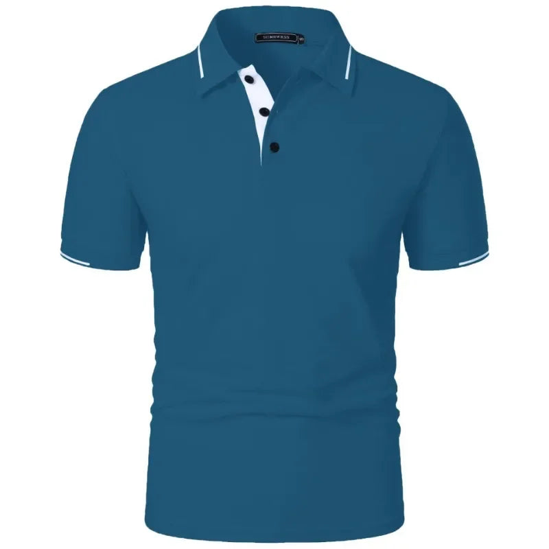 Herren Poloshirt POLO Shirt T-Shirt Kurzarm Zipper Hemd Fashion Polohemd NEU