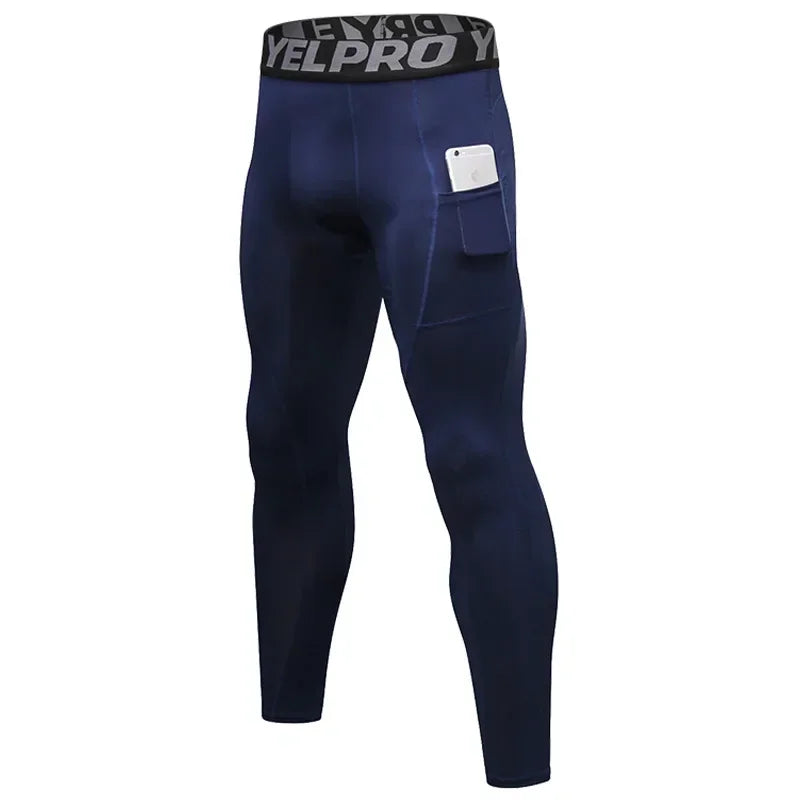 Herren Leggings Sporthose Jogginghose Trainingshose Lauf Hose Kompressionshose