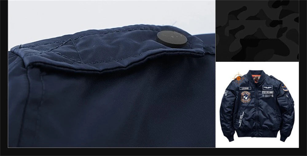 MA-1 Bomber Jacke Fliegerjacke Baseball Pilotenjacke Baseballjacke Air Force