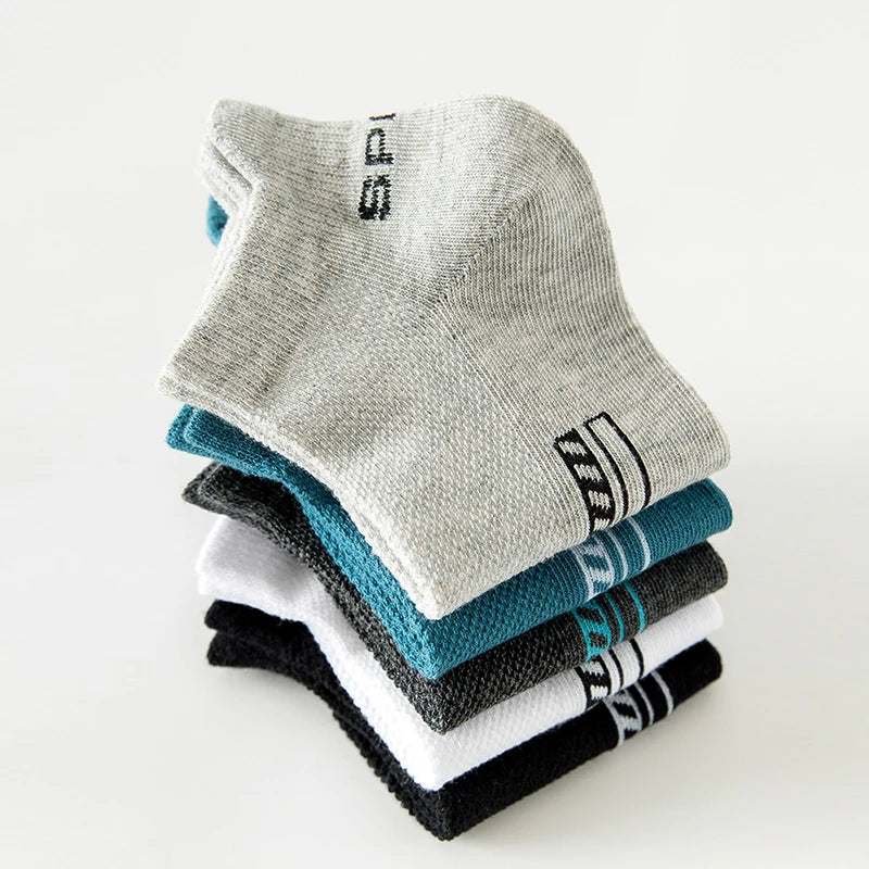 5 Paar Sneakers Socken Herren Damen Sport Freizeit Kurzsocken Füßlinge Gr 38–46