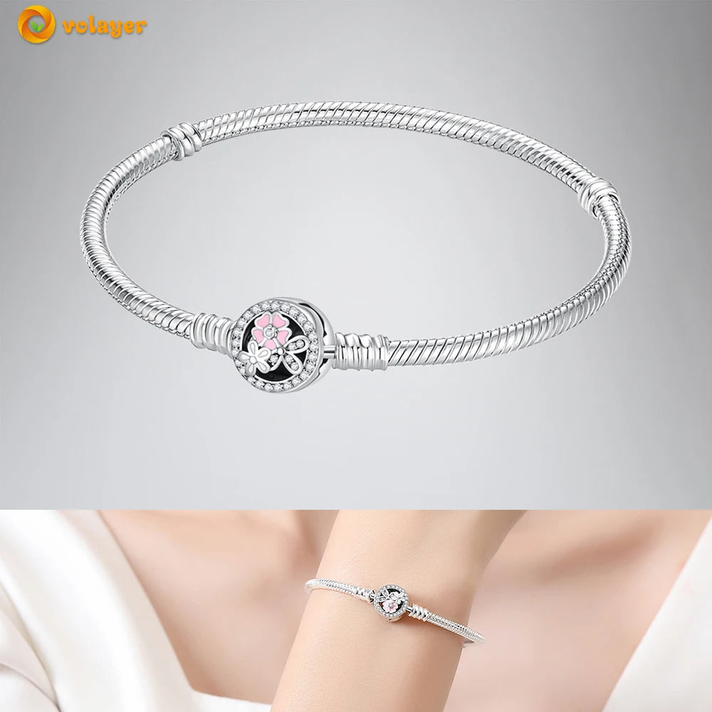 Bettelarmband Sammelarmband aus 925er Silber Sterlingsilber Charms Armband Damen