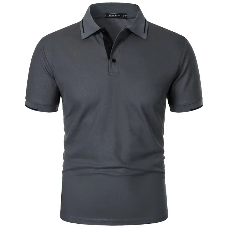 Herren Poloshirt POLO Shirt T-Shirt Kurzarm Zipper Hemd Fashion Polohemd NEU