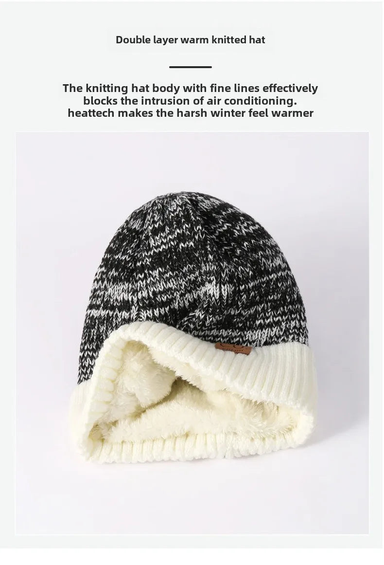 Warme Herren Damen Wintermütze Woll Mütze Fashion Strickmütze Kappe Hut Unisex