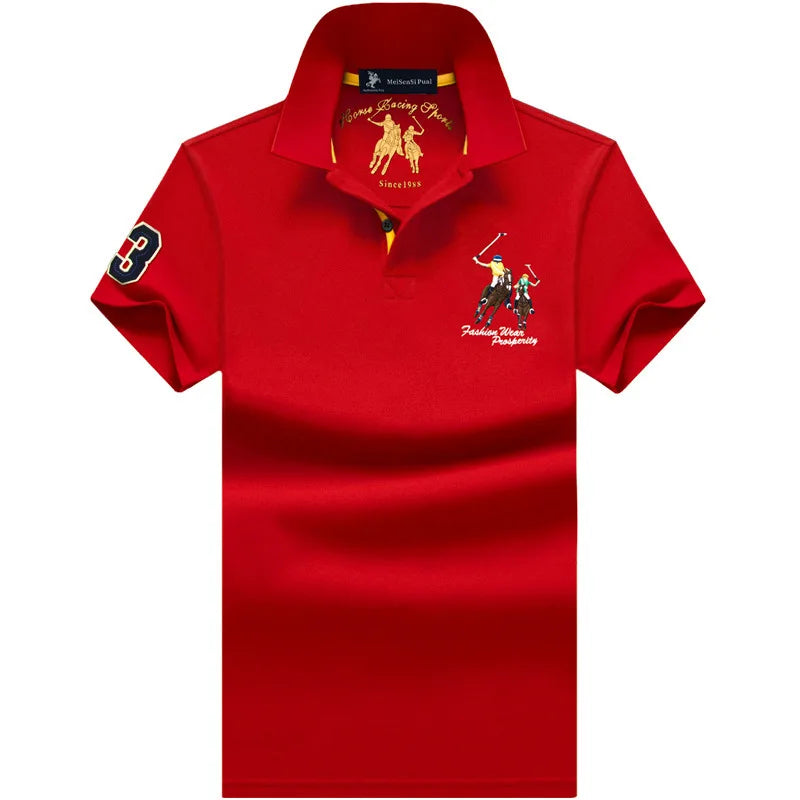 Herren Poloshirt POLO Shirt T-Shirt Kurzarm Hemd Polohemd Fashion Top