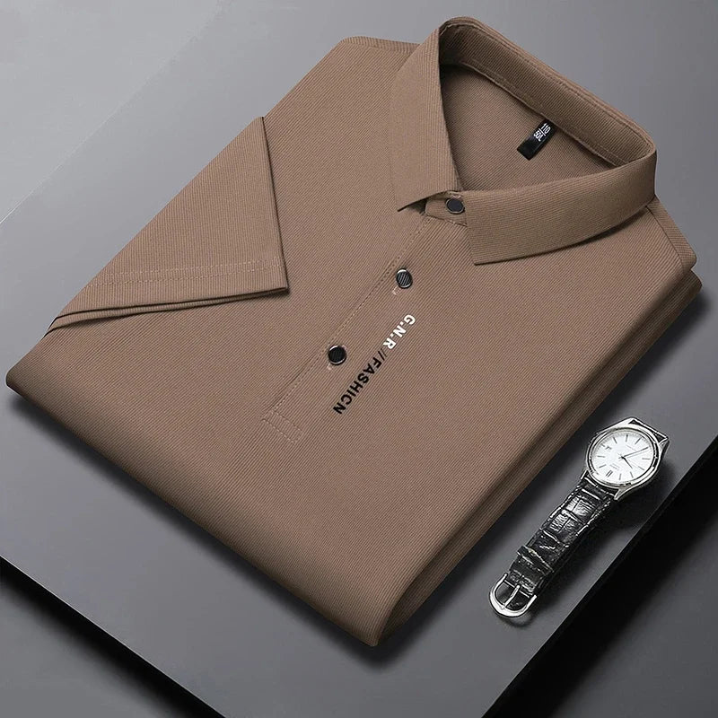 Herren Poloshirt POLO Shirt T-Shirt Kurzarm Zipper Hemd Fashion Polohemd Top NEU