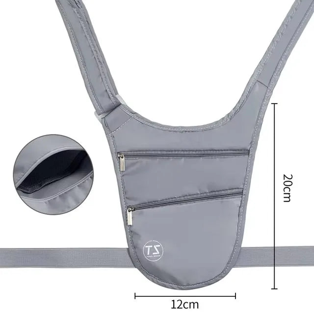 Reise Versteckte Taille Tasche Sport Telefon Männer Anti-diebstahl Gürtel Tasche Ultra-Dünne Wasserdichte Fanny Pack Neue Frauen laufen Licht Taille Tasche