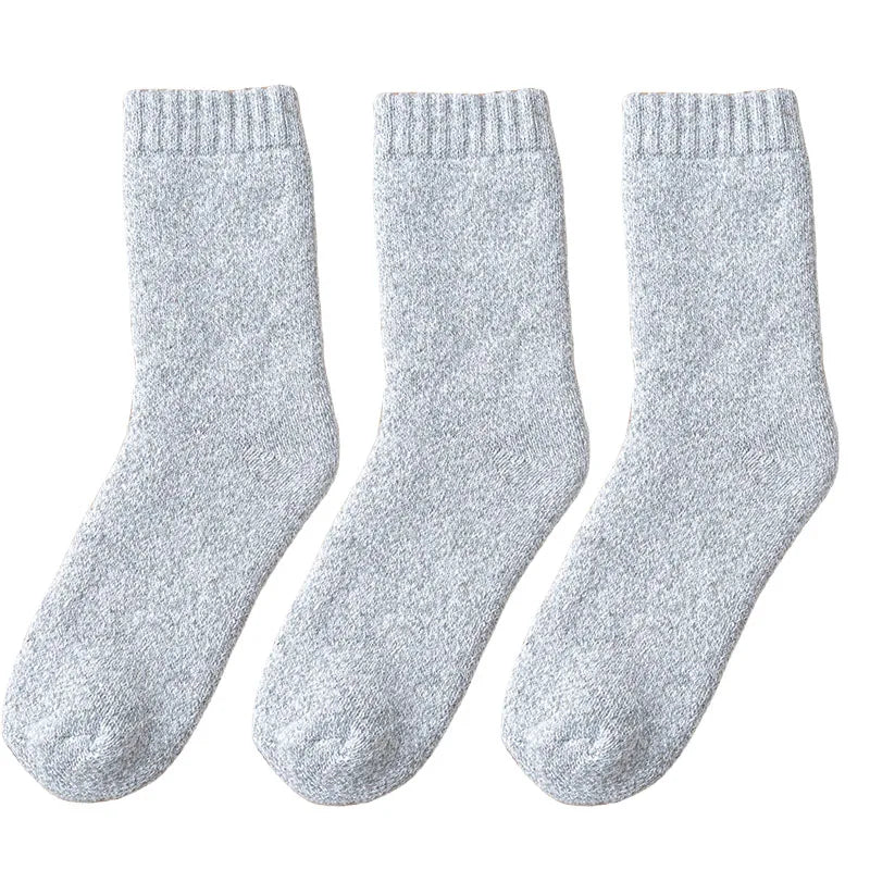 3 Paar Herren Wintersocken Socken Merinowolle Norweger Wollsocken Größe 38-45