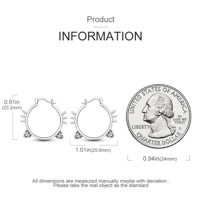 Funkelnde 925er Silber Creolen m. Zirkonia | Luxus-Qualität | Trend Ohrringe