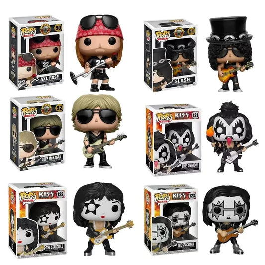 Schlüsselanhänger Heavy Metal PVC Figur Rock Spielzeug Schlüsselring Geschenk