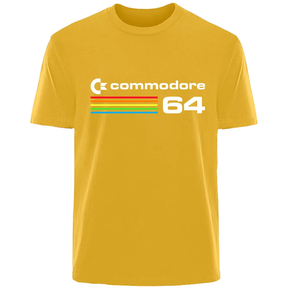 Fashion Herren Commodore 64 T-Shirt Rundhals Unisex Sommer Streetwear Tank Top