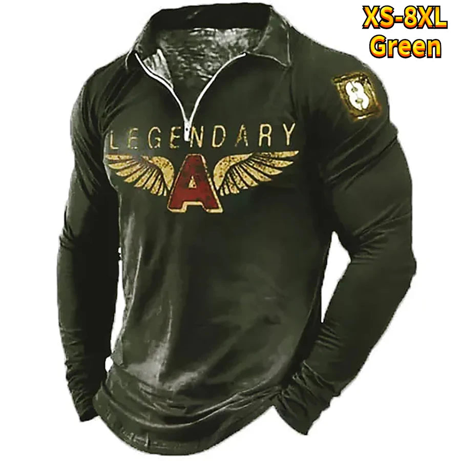 Männer Pullover Sweatshirt Pulli Zipper Sweater Shirt Langarmshirt Sport Shirt