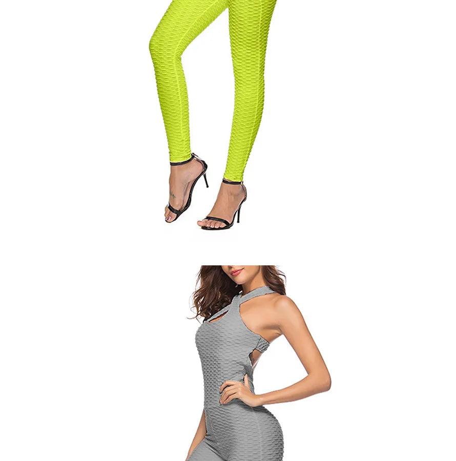 Tuta intera Sportiva Donna Rompers Pantaloni Yoga Palestra Sexy Jumpsuit Tutina