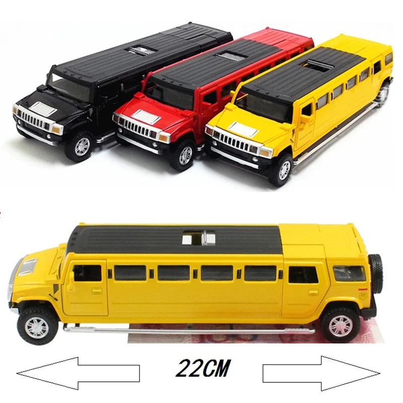 1:32 Modellauto Hummer Limousine Metall Spielzeug Kinder Automodell Geschenk