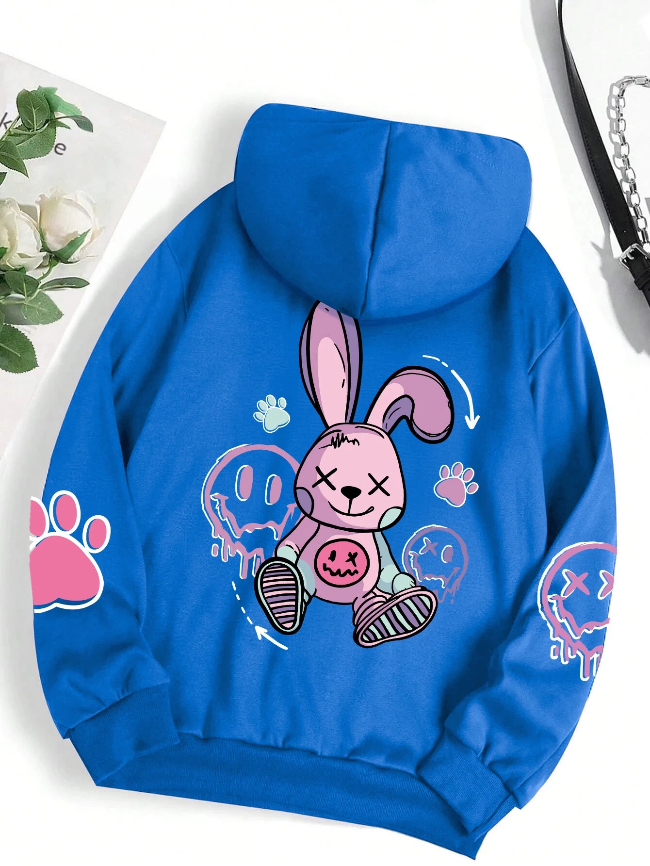 Teddybär Kapuzenpullover Sweatshirt Fleece Hoodie Pulli Damen Kapuzenpulli Shirt