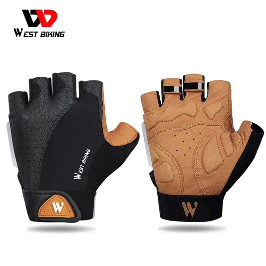 Fahrradhandschuhe Fahrrad Halbfinger Handschuhe Sport Fitness Gym Damen Herren