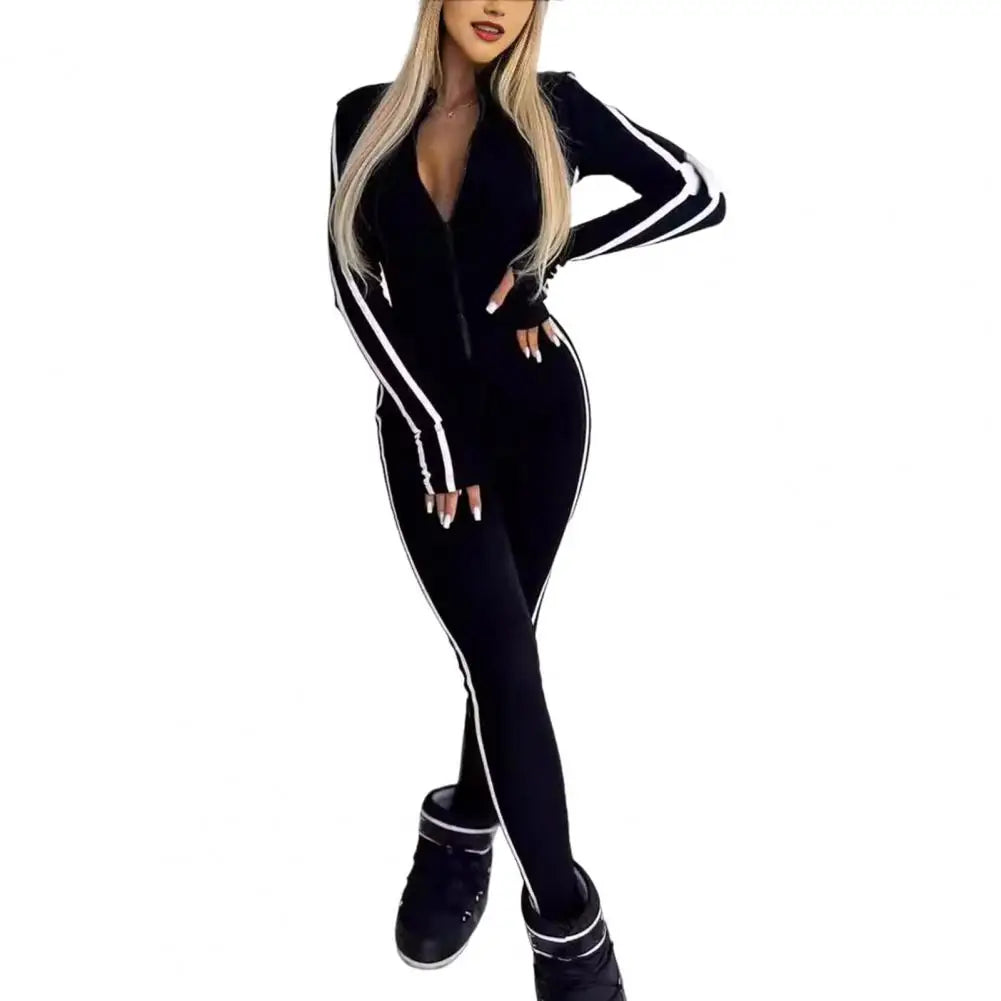 Yoga Fitness Overalls Jumpsuit Gym Stretch Leggings Jogging Anzug Top Push Up