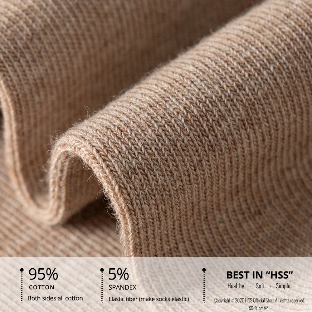 5 Paar Herren Business Socken aus Baumwolle Atmungsaktives Füßlinge Größe 38-45