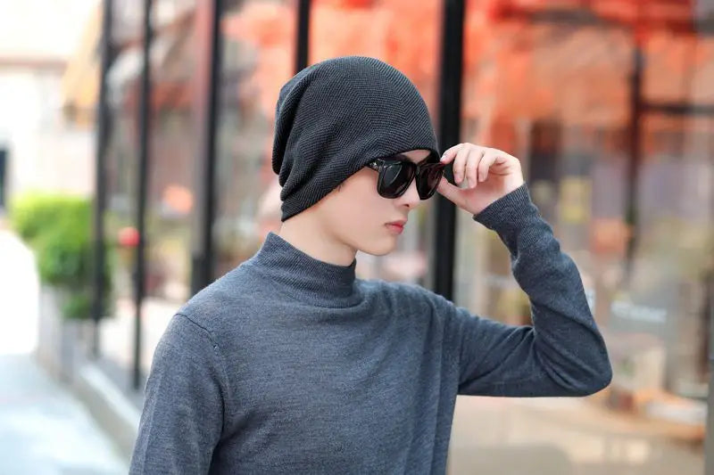Warme Herren Damen Wintermütze Woll Mütze Fashion Strickmütze Kappe Hut Unisex