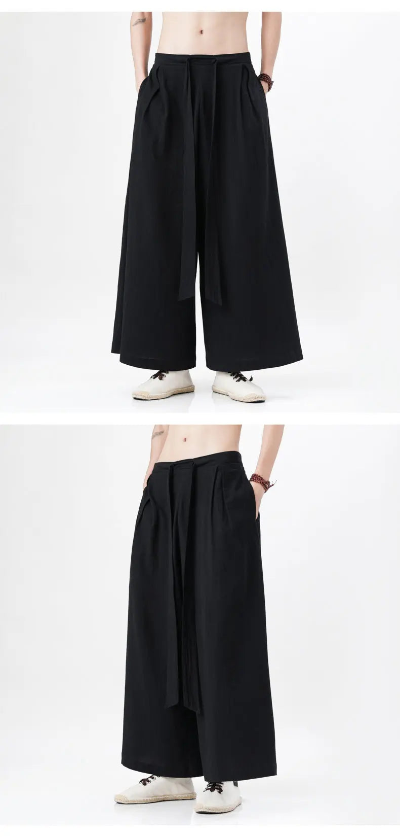 Männer Hose Haremshosen Pumphosen Pluderhosen Hosenrock Herrenrock Kilt Kimono