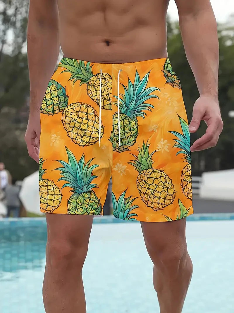 Herren Badehose Badeshort Kurze Hose Shorts Schwimmhose 100% Polyester NEU