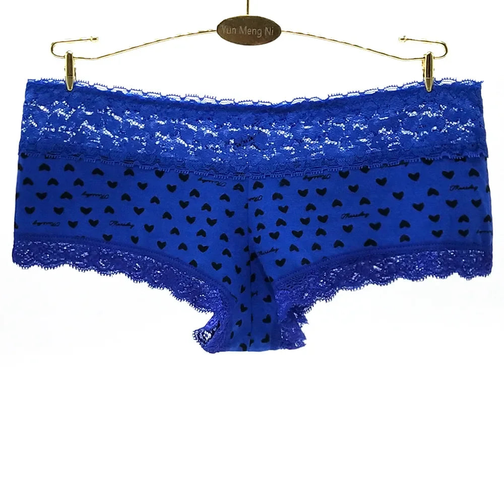 5Stk Frauen Spitze Tanga String Höschen Sexy Schlüpfer Slip Dessous Unterwäsche