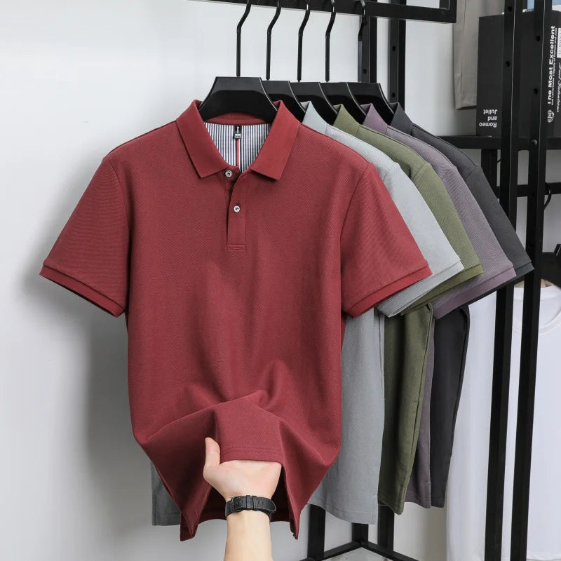 Herren Poloshirt POLO Shirt T-Shirt Kurzarm Zipper Hemd Fashion Polohemd Top NEU