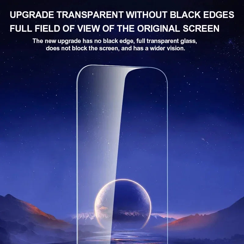4x Panzerfolie Glas Schutz Folie Full Screen Schutz Für iPhone 16 Displayschutz