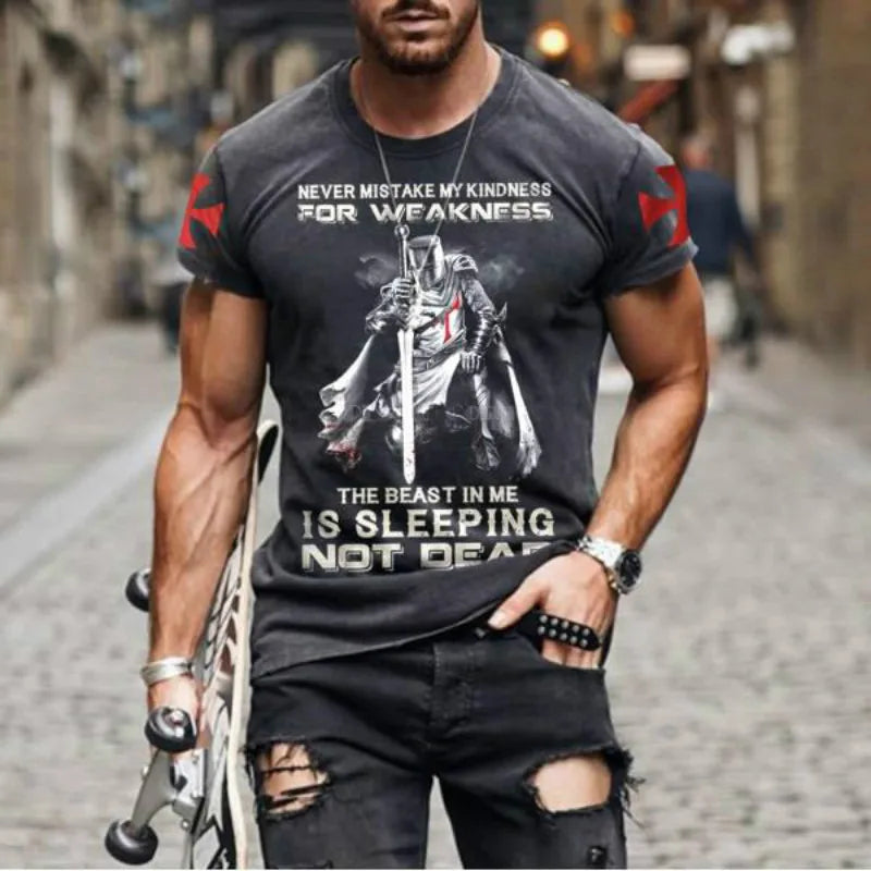 Männer T-Shirt Jesus Herrenmode Shirts Hemd Streetwear Spandex Tank Top