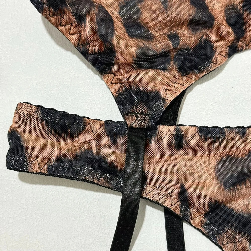 Push-Up Sexy BH-Set + Slip Unterwäsche Spitze Dessous Reizwäsche Tanga Schlüpfer