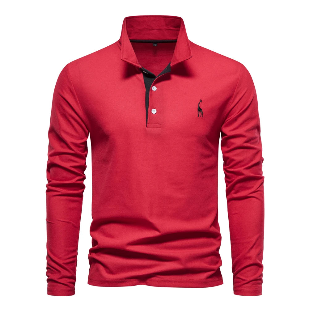 Herren Pullover Sweatshirt Troyer Pulli Sweater Poloshirt Langarmpulli Polohemd