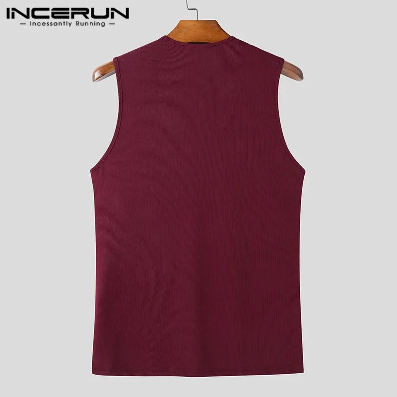 Herren Oberteil Ärmellos Tank Top Sexy Shirt Clubwear Muskel T-Shirt Unterhemd