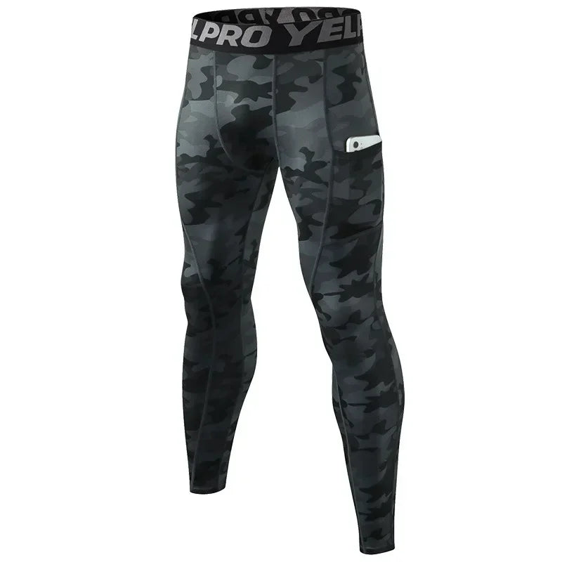 Herren Leggings Sporthose Jogginghose Trainingshose Lauf Hose Kompressionshose