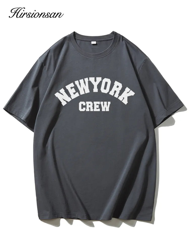 Damen Sommer Top New York Hipster T-Shirt Rundhals Streetwear lockeres Damentop