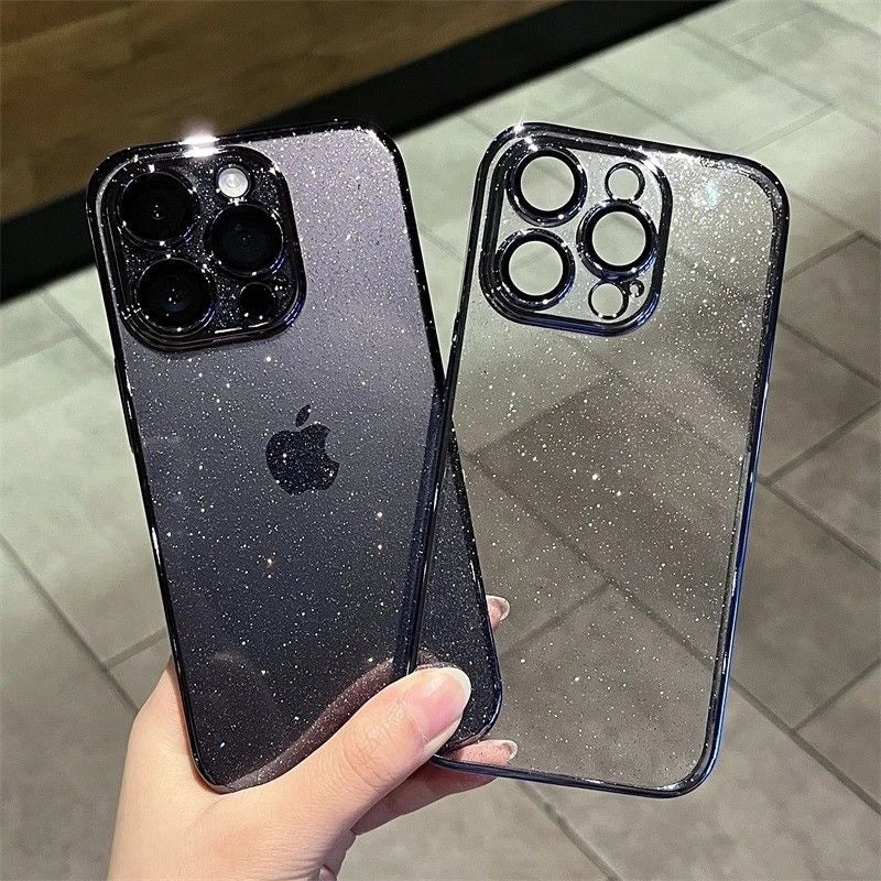 Klare Hülle IPhone 13 14 15 Pro Max Handy Case Tasche Cove Schutzhülle Silikon