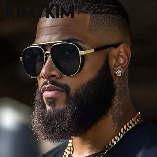 Damen Sonnenbrille Luxus Modische Herren Brille Vintage Pilotenbrille UV400