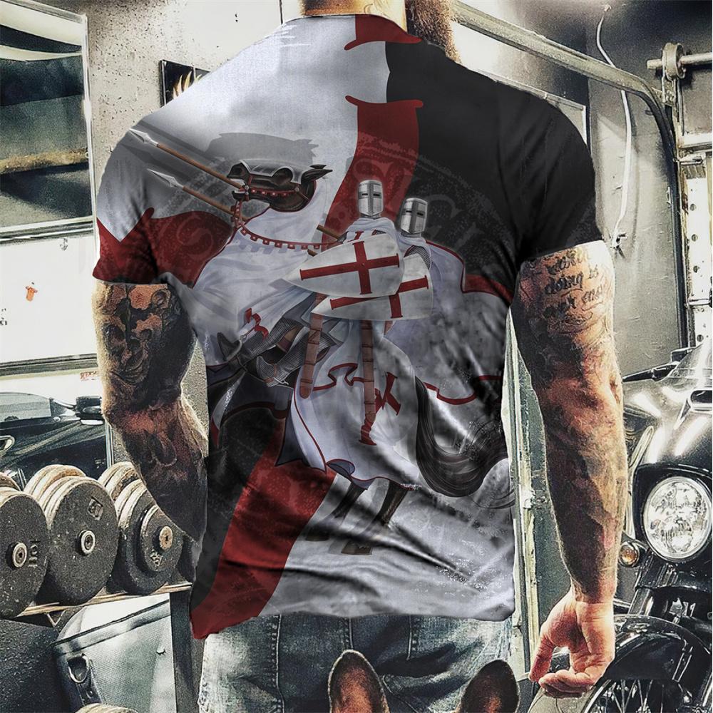 Fashion Herren Horror Skull 3D T-Shirt Rundhals Unisex Sommer Streetwear