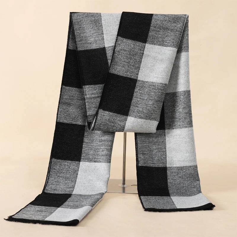 Herren Schal Winterschal Stola Schlauchschal Halstuch Wollschal Strickschal Loop